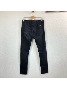 Eleven Paris Elvis Black Wash Distressed Patch Repaired Jeans